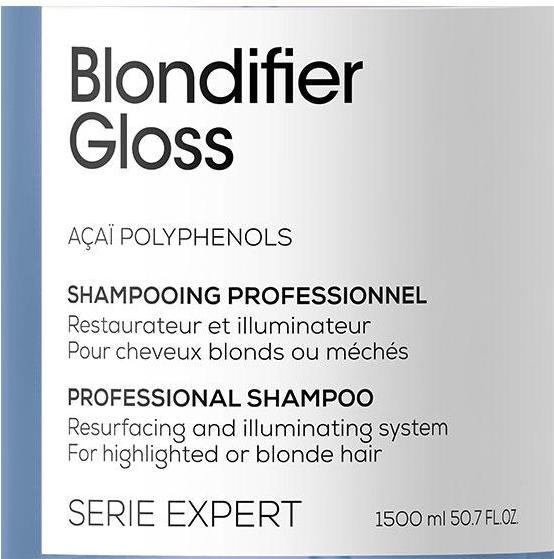 Nutritional values and ingredients L'Oréal Professionnel Blondifier Gloss (1500 ml, Liquid shampoo)