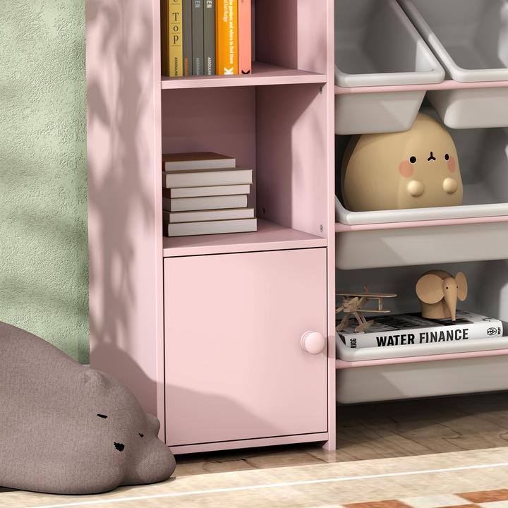 Actual product image Aiyaplay Kinderregal MDF, Stahl Rosa