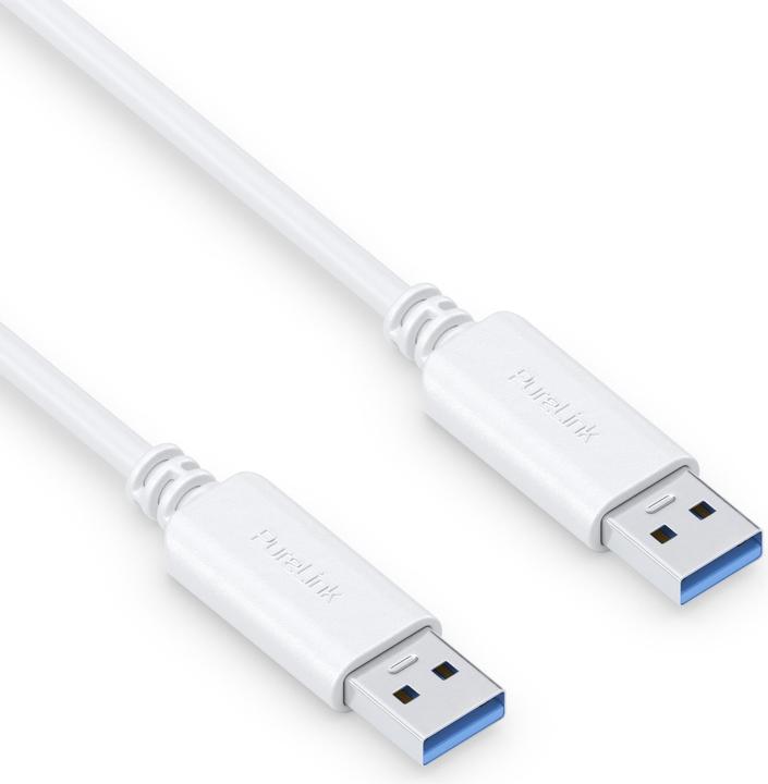 Actual product image Purelink USB 3.1 Cable (Gen 1) USB-A 2 m White (2 m, USB 3.2 Gen 1)