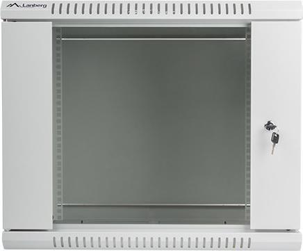 Produktbild Lanberg Wand- Rack 19 " 9U 600X450mm grau (9 HE, 19 Zoll Rack)