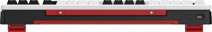 Image du produit Havit - Gaming Keyboard (KB902L) - USB-C, with RGB Lights, 1.8m, 200mA - Black / White / Red (ING. Int., Filaire)