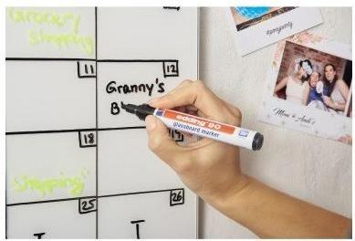 Produktbild Edding Glassboardmarker 90 5er Etui (Mehrfarbig, 3 mm, 5 x)