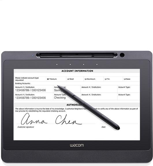 Actual product image Wacom DTU1141B, 25.6 cm (10.1"), Black, 283 mm, 15.7 mm, 210 mm (10.10", 2540 lpi)
