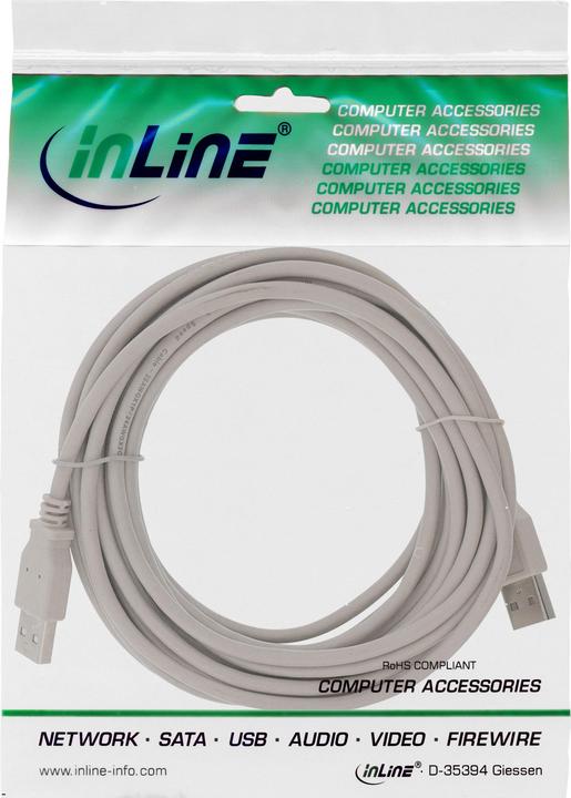 Produktbild Aquatuning USB 2.0 cable, beige, AM/AM, 2m (2 m, USB 2.0)