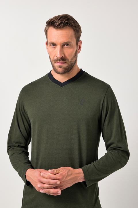 Produktbild JP1880 Schlafanzug, Homewear, Zweiteiler, Ringel (4XL)