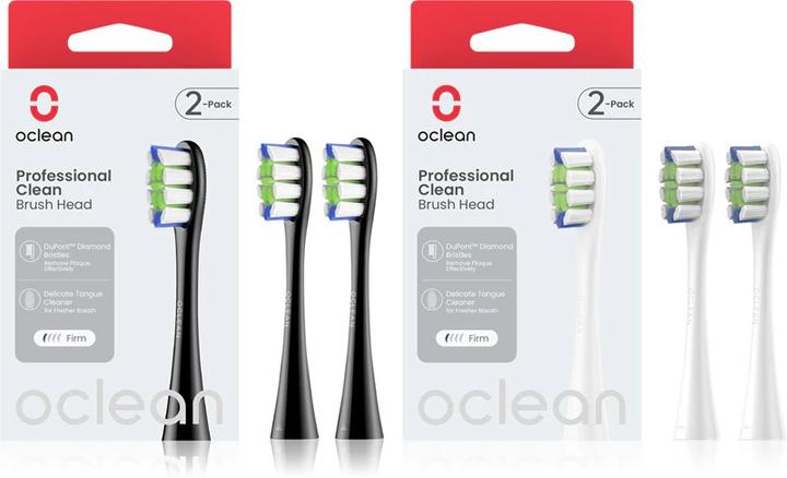 Clean Professional Set Replacement Brush Heads (4x)
