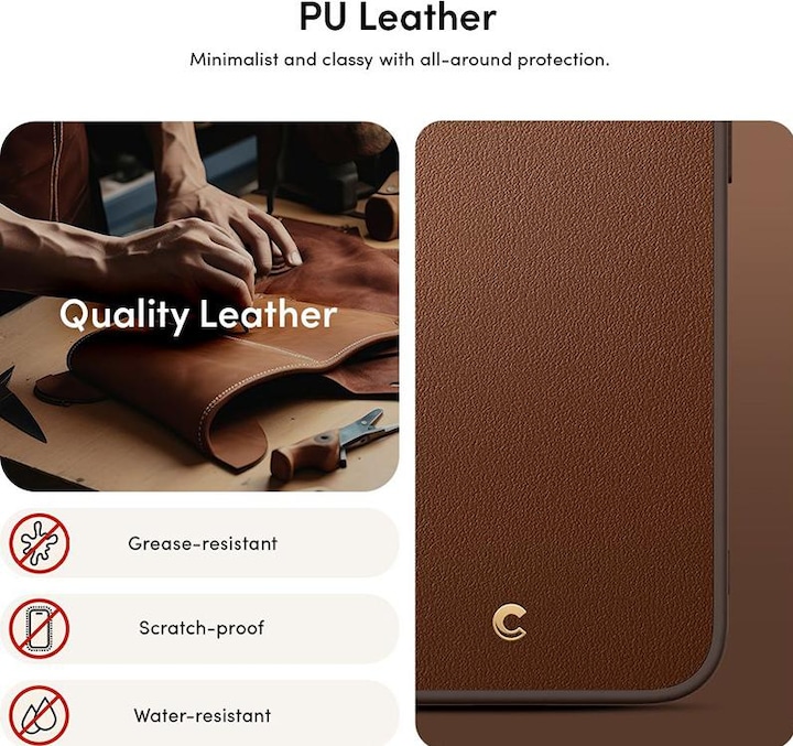 Produktbild Cyrill Kajuk MAG iPhone 15 Pro 6.1" Magsafe saddle brown ACS06771 (Apple iPhone 15 Pro)