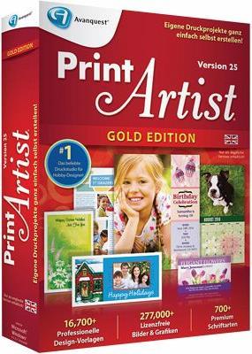 Actual product image Avanquest Print Artist Gold 25 (1 User, unlimited)