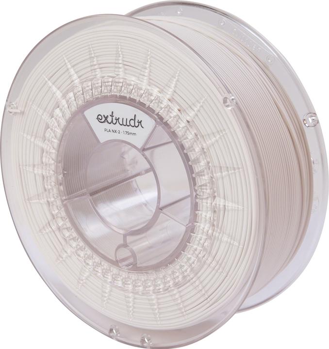 Immagine prodotto Extrudr PLA NX2 Bianco 1,75 mm 2,500 g (PLA, 1.75 mm, 2.50 g, Bianco)