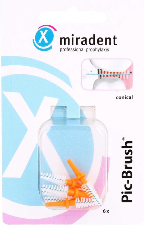 Image du produit Miradent Brosses de rechange Pic-Brush Refill (6 x)