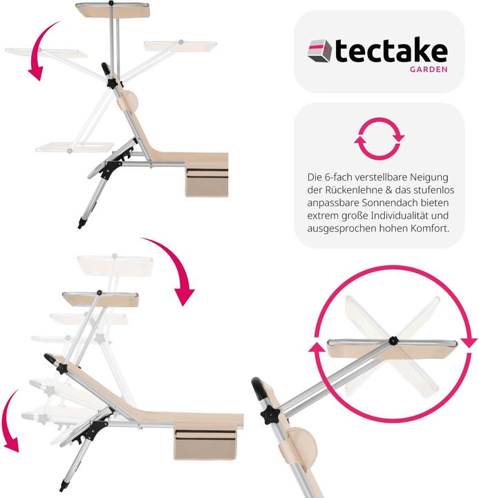 Actual product image tectake Aurelie (218 cm)