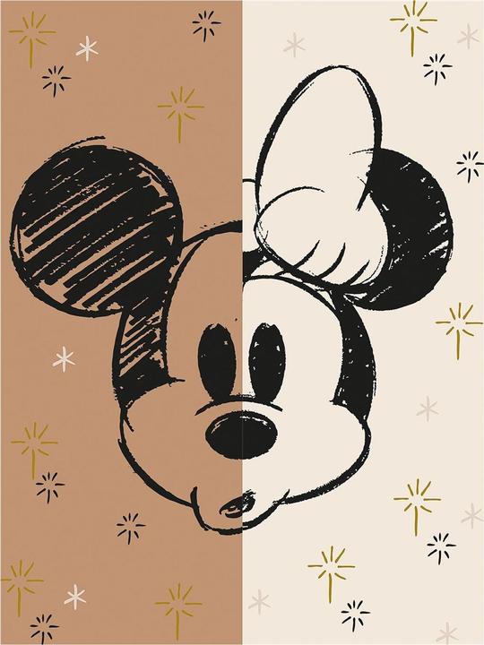Image du produit Disney - Impression sur toile HALF/HALF (80 x 60 cm)