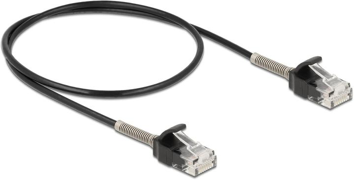 Produktbild Delock Kabel RJ45 Stecker zu RJ45 Stecker mit Knickschutz Cat.6A 50 cm schwarz (UTP, CAT6a, 0.50 m)