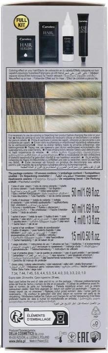 Actual product image Delia Cosmetics Hair Colour Remover