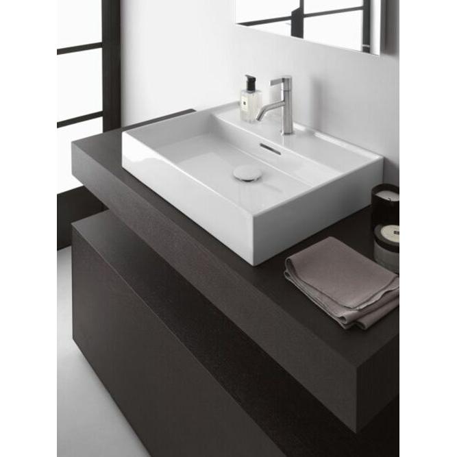 Thumbnail - Laufen, Waschbecken, Kartell Aufsatzwaschtisch, 1 Hahnloch, mit Überlauf, 500x460mm, H816332 (545 mm, 500 mm)