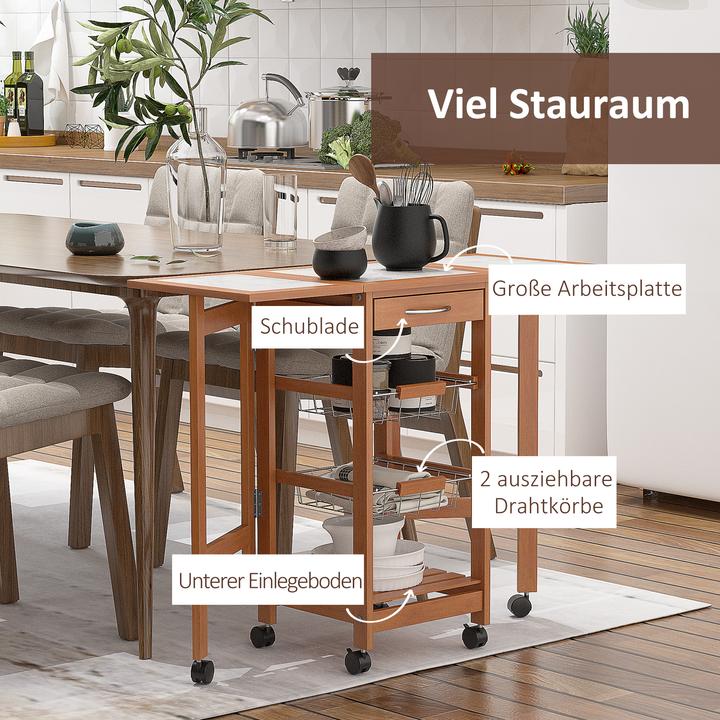 Actual product image Homcom Kitchen trolley