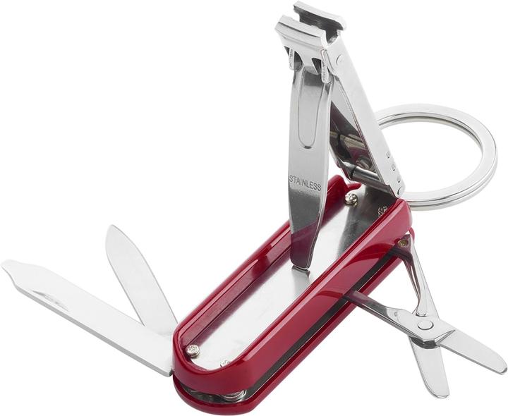 Actual product image Zwilling Multi-Tool w. Keychain, red, 57 mm