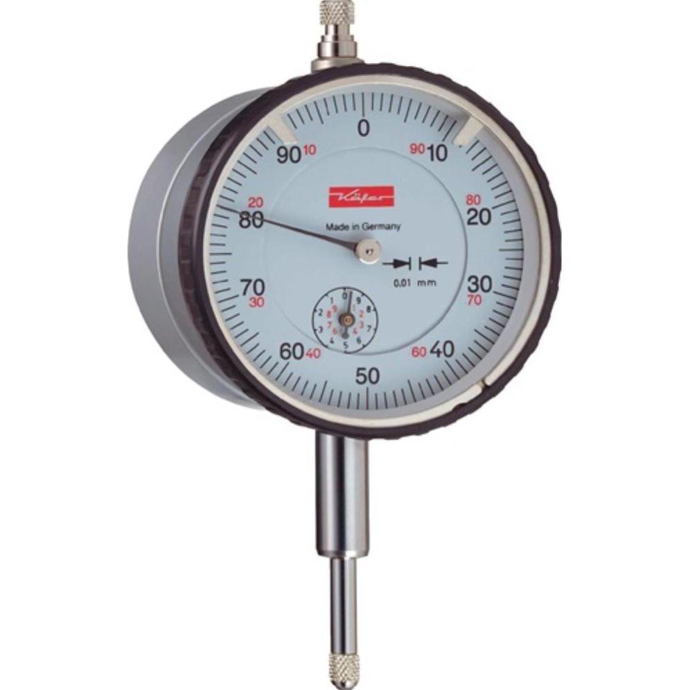 Käfer, Comparatore + micrometro, Comparatore M2 T Magnete 10mm Abl.0,01mm magn.Rückw.w.Kal.