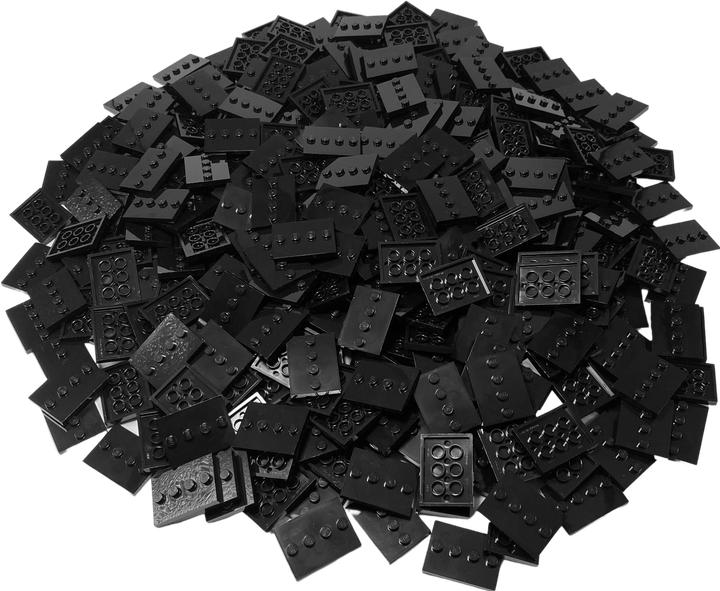 Actual product image LEGO 3x4 Stand Plate Tile Modified - Black 88646 NEW - 25x (88646, LEGO Accessories)