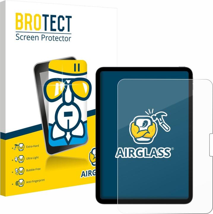 BROTECT Schutzglas für Apple iPad Pro 11" 2025 Schutzfolie Panzer Folie Glas Display Schutz klar (1 Stk., Apple iPad Pro 11 2025)