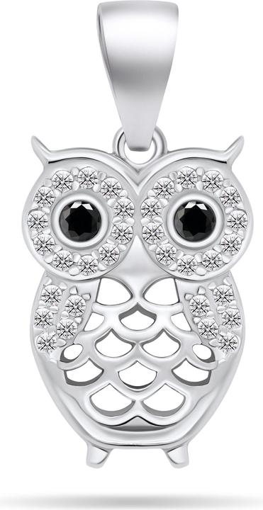 Immagine prodotto Brilio Argento - Ciondolo in argento con zirconi Gufo PT71W
