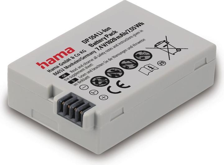 Actual product image Hama DP 554 (Camera battery)