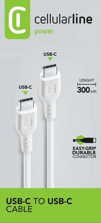 Immagine prodotto Cellularline USB Cable Home XL (3 m, USB 3.2 Gen 1)