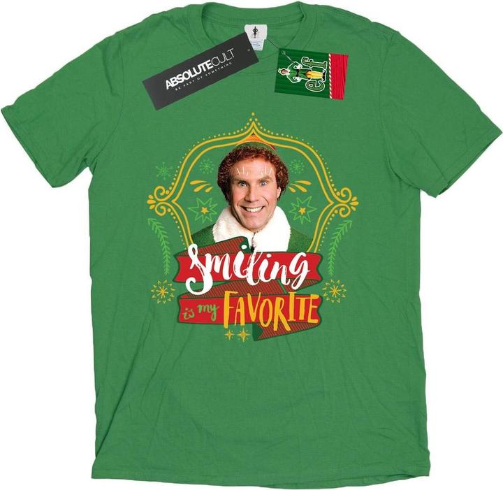 Immagine prodotto Elf Buddy Smiling Maglietta Uomo (M)