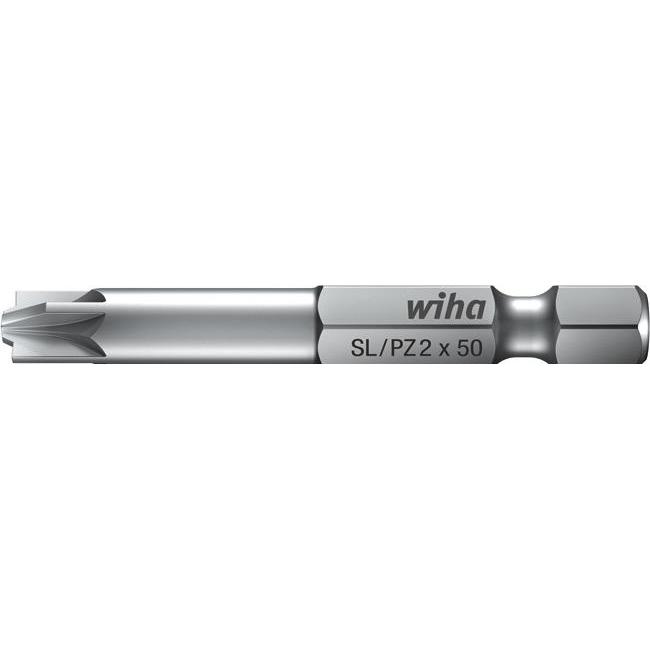 Wiha, Bits, Bit Professional 70 mm PlusMinus/Pozidriv 1/4" (32497) SL/PZ2 (70 mm)