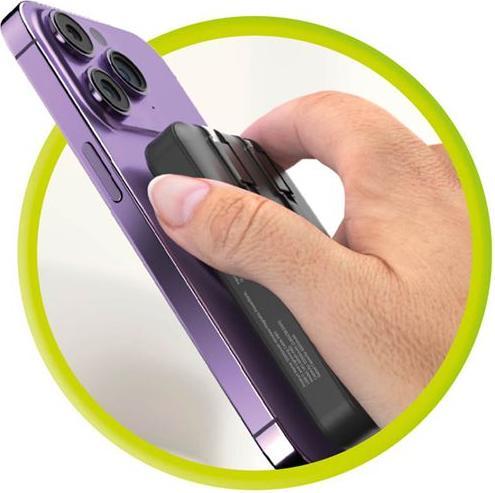 Image du produit Mobile Origin Kabellose magnetische PowerBank 10000 mAh / USB-C / Lightning-Kabel / PB11 (10000 mAh)