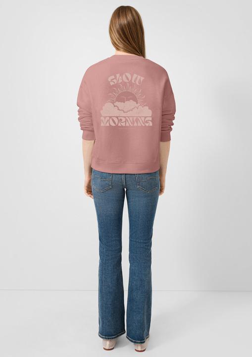 Produktbild s.Oliver Sweatshirt Weiches Sweatshirt mit Print (M)