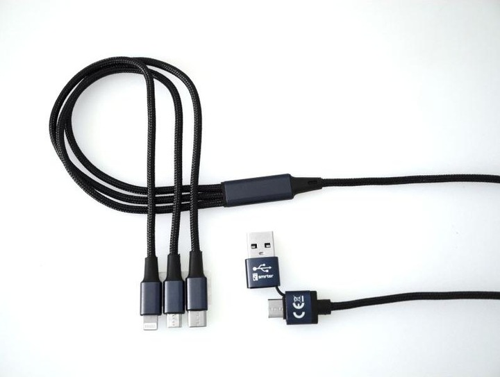 Actual product image Smrter USB C – USB C/Lightning/Micro USB (1.20 m, USB 2.0)