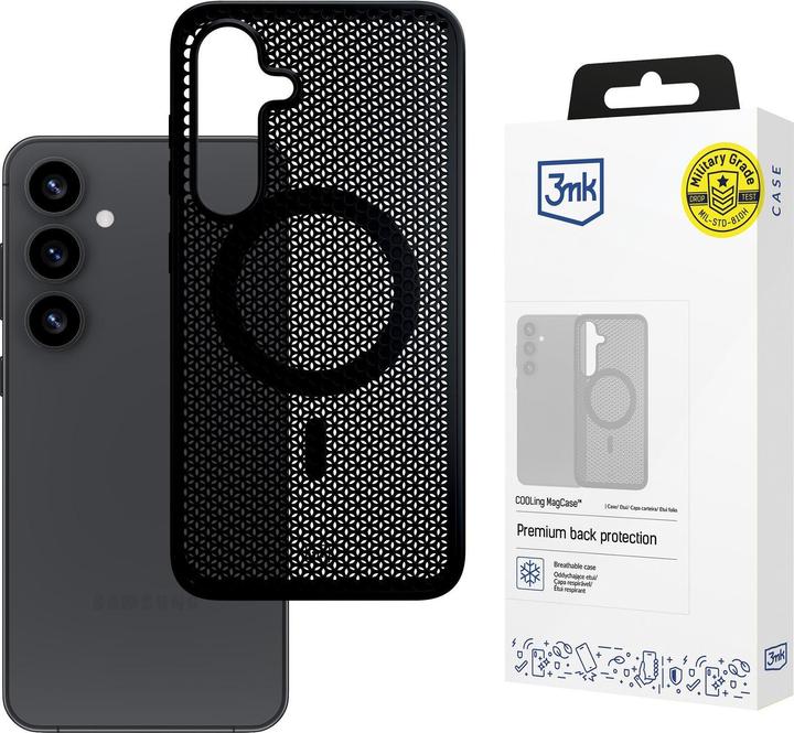 Produktbild 3MK COOLing MagCase for Samsung Galaxy S25+ - black (Samsung Galaxy S25+)