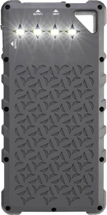 Actual product image Voltcraft VC-SL16000 VC-11946675 Solar power bank Charging current solar cell 280 mA 16 (16000 mAh, 59.20 Wh)