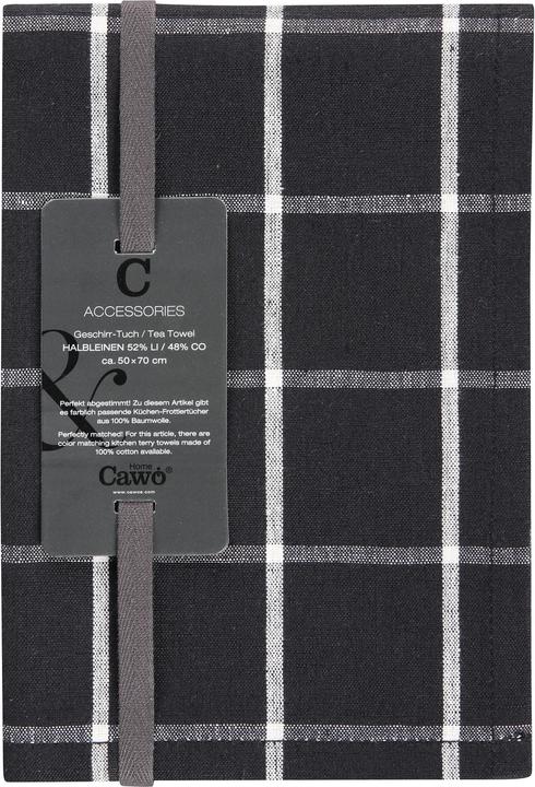 Immagine prodotto Cawö Strofinaccio Zoom Caro bianco/nero (50 x 70 cm)