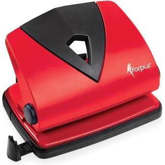 Forpus, Perforatore, Punzonatura a fori, rosso, fino a 30 fogli, metallo 1101-024