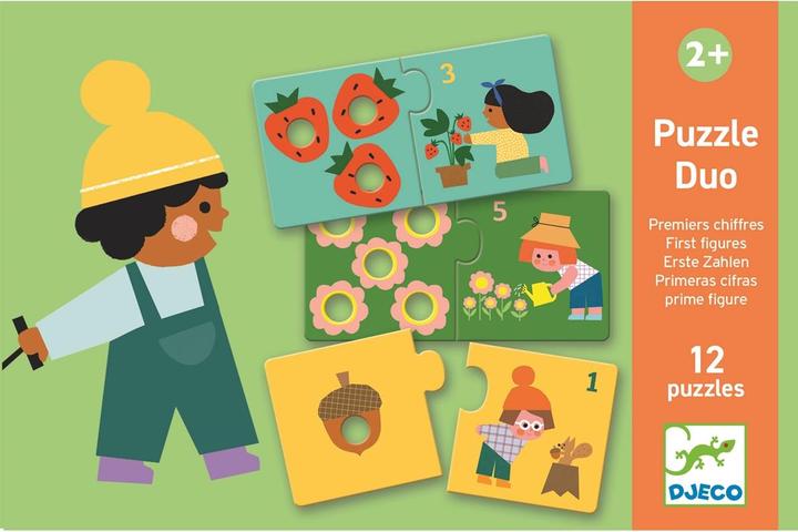 Immagine prodotto Djeco Puzzle Duo Erste Zahlen (24 pezzi)