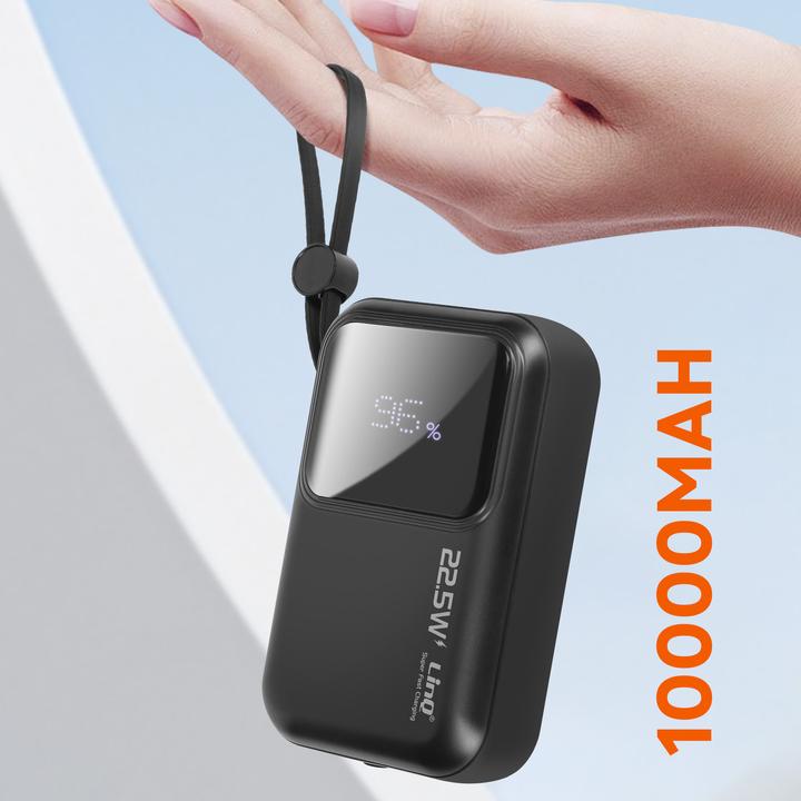 Actual product image LinQ 10,000mAh power bank + Lightning and USB-C cable (10000 mAh)