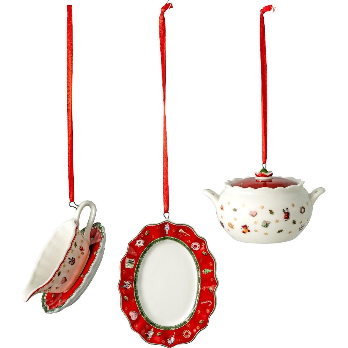 Villeroy & Boch, Decorazioni per albero di Natale, Winter Collage (3 x)
