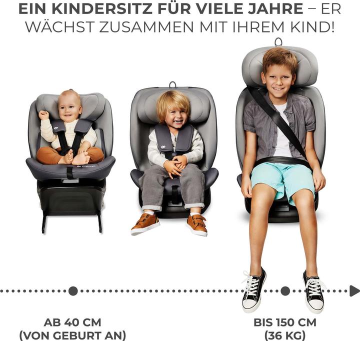 Produktbild KinderKraft I-Grow (Reboarder, ECE R129/i-Size Norm)