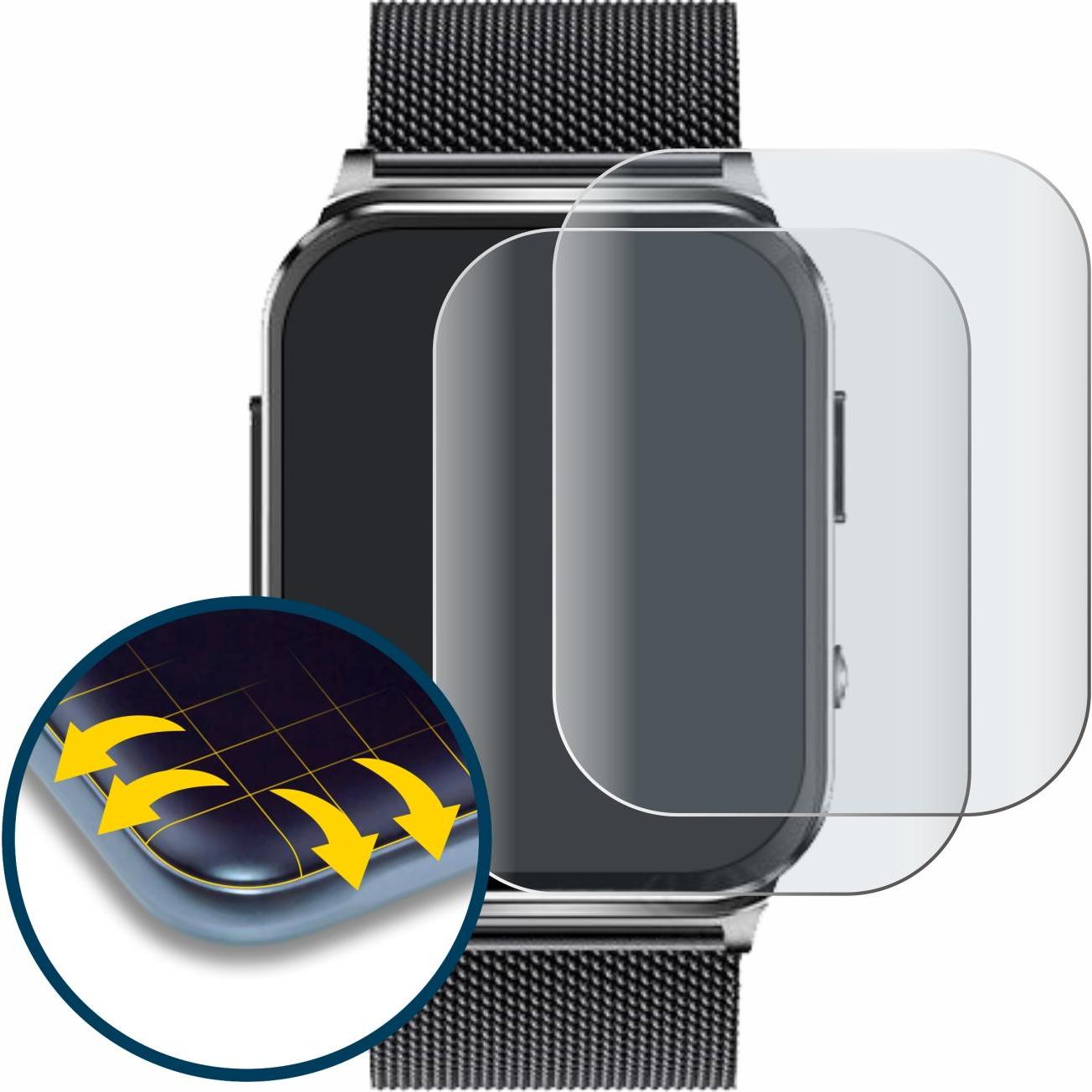 Thumbnail - BROTECT Full-Screen Displayschutz Matt, Smartwatch Schutzfolie, Grau