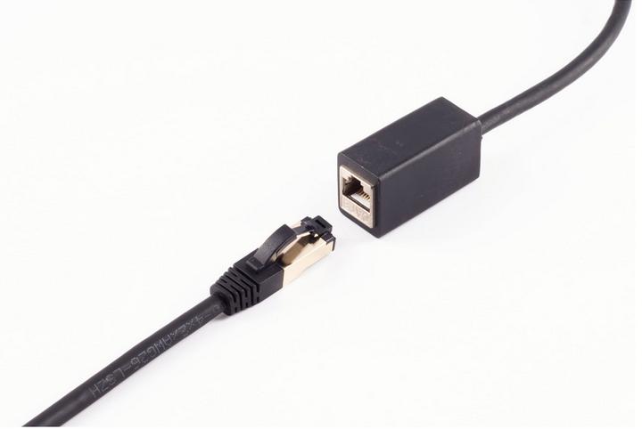 Produktbild Shiverpeaks ®-BASIC-S--Netzwerk-RJ45 Patchkabel-Verlängerung Cat. 8.1 LSZH schwarz 1,5m (F/FTP, CAT8.1, 1.50 m)