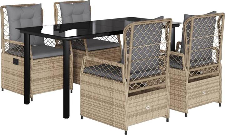 Produktbild vidaXL Garten Essgruppe (160 x 80 x 74 cm)