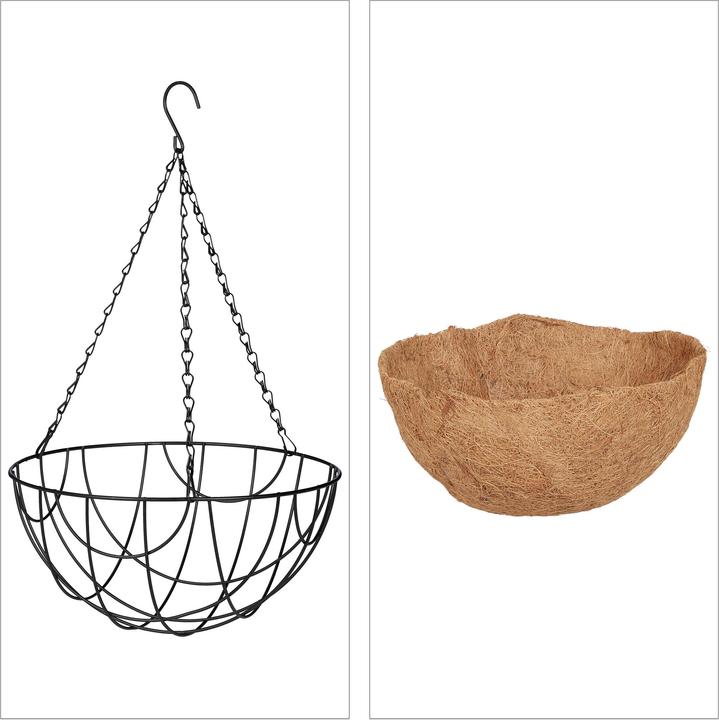 Produktbild Relaxdays 3x Blumenampel (31 x 31 x 50 cm)