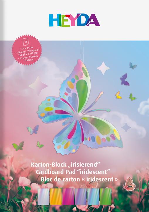 Produktbild Heyda Karton-Block "Irisierend" (12 x)