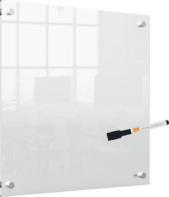 Actual product image Nobo Acrylic Note Board For Wall Mounting 45 cm x 45 cm, Transparent (45 x 45 cm)