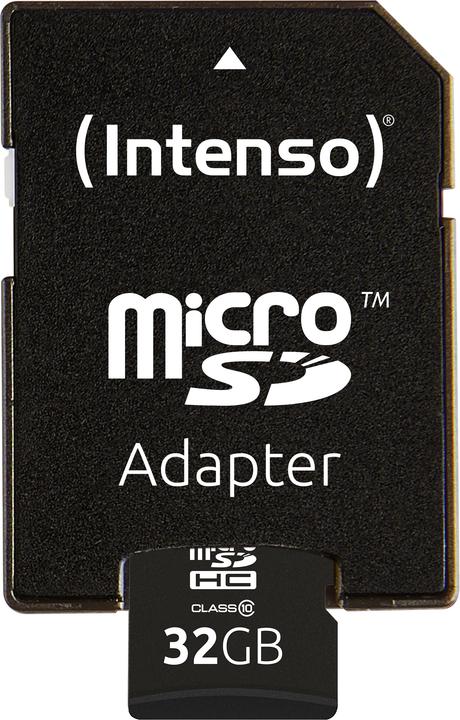 Image du produit Intenso microSD Class 10 (32 Go, microSDHC, U1)
