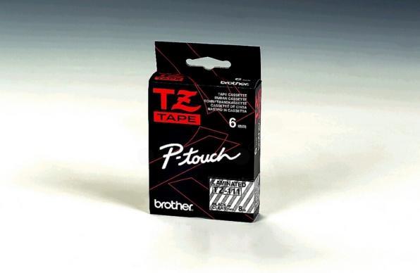 Productafbeelding Brother TZE111 Tape voor het maken van etiketten TZ (0.60 cm, Transparant)