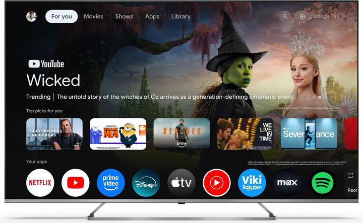 Actual product image Sharp 65 JP7465E QLED Mini LED TV (65", Mini-LED, QLED, 4K, 2025)