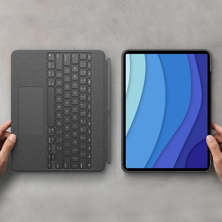 Produktbild Logitech Combo Touch (Eng. Int., iPad Pro 12.9 2021 (5. Gen))